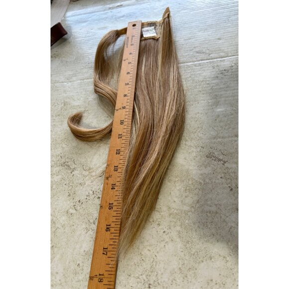 Hairdo Heat-Friendly Synthetic Hair Extension 18" Long Blonde  Clip-In Piece - Picture 10 of 12